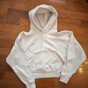 TNA Light Gray Sweatfleece Hoodie